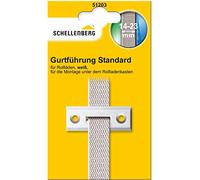 Schellenberg 51203 Guía de correa de persiana Standard Mini/Maxi, 45 mm, angular, blanco