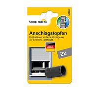 Schellenberg 52000 Tapón de tope para persiana, 20 x 40 mm, antracita