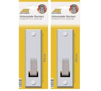 Schellenberg 53003 Placa de Cubierta Gurtwicklerblende Distancia del Orificio 16 cm Cubierta para Gurtwickler para Bobina de Entrada, 16.0 cm, Blanco (Paquete de 2)