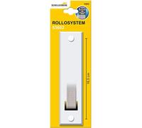 Schellenberg 53602 Placa de cubierta metálica resistente para enrollador de cinta de entrada, Maxi, 185 entre taladros mm, blanco