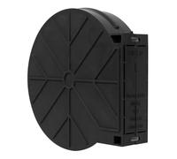 Schellenberg 53900 enrollador eléctrico Distancia Entre taladros 10,5 cm, Gris y Negro