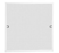 Schellenberg 70032 Mosquitera ventana PLUS con marco de aluminio, blanco, 130 x 150 cm