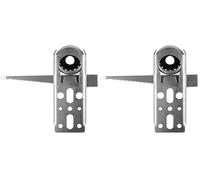 Schellenberg 83700 Rodamiento de pared para persianas con rodamiento de bolas Maxi, regulable en altura (Paquete de 2)