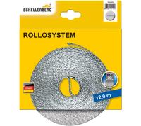 Schellenberg Cinta de persiana Maxi (23 mm de Ancho, 12 m) Color Gris