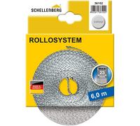 Schellenberg Cinta de persiana MAXI 23 mm de ancho, 6 m, color gris