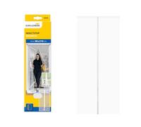 Schellenberg cortina magnética antiinsectos, 90 x 210 cm, blanca, poliéster, con velcro, ajustable para puertas de balcón y terraza, 50644