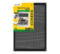 Schellenberg Mosquitera con marco extensible, malla aluminio, antracita, 75-142 x 50 cm