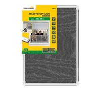 Schellenberg Mosquitera con marco extensible, malla de aluminio, blanco, 75-142 x 50 cm
