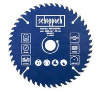 Scheppach - 3901802705 - Hojas de sierra, apta para la sierra PL55 de madera maciza, laminado y plásticos, diámetro 2 Z, diámetro 160 x 20 x 2,2 mm/48 Z