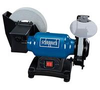 Scheppach - 5903105903 - BG200W Esmeriladora en seco y húmedo (250W, 1 pieza, color azul; Plata; negro)