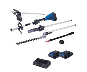Scheppach BC-MFH400-X Herramienta multifunción inalámbrica 4 en 1 SET S2.5