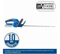 Scheppach C-HT570-X Cortasetos inalámbrico con batería de 20 V y 2,0 Ah + cargador