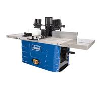 Scheppach Fresadora de eje inferior HF50 – Precisión para carpintería, ranuras y molduras, azul