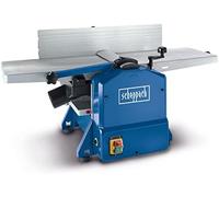 Scheppach Cepilladora regruesadora HMS1070 compacta 1500 W, 2 planchas acero rápido, tope inclinable