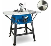 Scheppach Sierra circular de mesa HS100S 2000 W 250 mm, incluye 2 hojas – corte fino