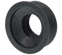 Schläfer 189815 | Abrazadera de goma negra universal 1 1/4 pulgada para tubo de drenaje DN40 HT Ø Interior Ø 26/32 mm, tubo sifón exterior Ø 40 mm, junta del fregadero de goma manguito sifón Ø 32/40
