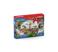 schleich Dinosaurs | Calendario de Adviento 2025 - 98984 | con Figura articulada, 6 Mini Dinosaurios, Cofre del Tesoro y Accesorios | Juguete de Dinosaurios y Regalo Desde 5 años | 24 Piezas (FR/IT)