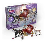 Schleich Horse Club | Gran Calendario de Adviento 2025 - Paseo navideño en Trineo 99179 | con Hannah, Sofia, Trineo, Reno y Accesorios | Idea de Regalo Ecuestre a Partir de 5 años | 31 Piezas
