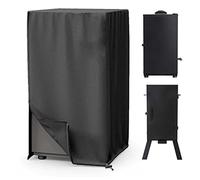 Schleuder Cubierta Protectora del Fumador, Funda Ahumador Exterior Impermeable, Funda Ahumador Barbacoa, Cubierta para Fumador de Tela Oxford 420D, Cubierta Impermeable (55X63X90cm)