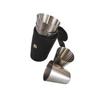 Schmalz Shot-Gläser de Acero In uero Bolsa con Smarter Clip de Cinturón 30ml