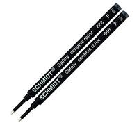 Schmidt 888 F - Recambio para bolígrafo alemán (2 unidades), color negro