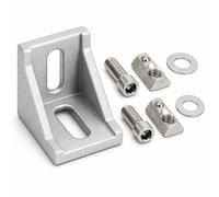 SCHMIDT systemprofile 30 conectores angulares de ángulo 8, 39 x 39 x 35 mm, perfil de aluminio, conector de esquina, 40 x 40, accesorios de perfil de aluminio