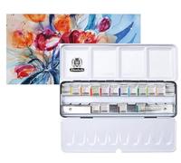 Schmincke Academy Watercolour Case 12 + 2 .1/2 tazas 10 ranuras