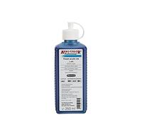 Schmincke - AERO COLOR® Professional, Color Azul primario cyan de 250 ml, 28405027, Pintura acrílica muy líquida, de colores fuertes, para pintura acrílica, aerógrafo, técnica mixta, tinta acrílica.