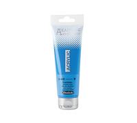 Schmincke - AKADEMIE® Acryl color, Azul cerúleo en tubo de 120 ml, 23449012, pintura acrílica para artistas, brillante, muy resistente a la luz y sin cadmio, técnica mixta