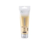Schmincke - AKADEMIE® Acryl color, color Oro en tubo de 120 ml, 23801012, pintura acrílica para artistas, brillante, muy resistente a la luz y sin cadmio, técnica mixta