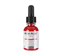 Schmincke - AQUA DROP, acuarela líquida a base de pigmentos, color Rojo escarlata en frasco de 30 ml con pipeta, 24330034, esbozos urbanos, caligrafía, rotulación a mano, Resistente a la luz