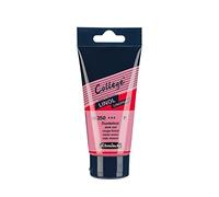 Schmincke - College® Linol, tintas de linóleo para artistas. Rojo oscuro en tubo de 75 ml, 39350013, tinta de linóleo a base de agua con bajo olor, resistente a la luz, impresión uniforme