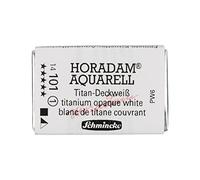 Schmincke - HORADAM® AQUARELL - acuarelas para artistas, 101 Titanium blanco opaco, 14 101 043, 1/1 godet