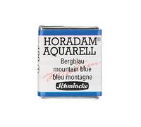 Schmincke - HORADAM® AQUARELL - acuarelas para artistas, 480 Azul de montaña, 14 480 044, 1/2 godet