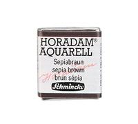 Schmincke - HORADAM® AQUARELL - acuarelas para artistas, 663 marrón sepia, 14 663 044, 1/2 godet