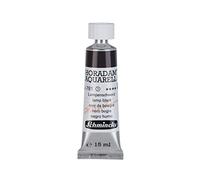 Schmincke - HORADAM® AQUARELL - acuarelas para artistas, color negro lámpara - 15 ml