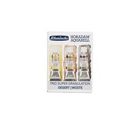 Schmincke Horadam AquARELL, Super Granulation Trio Desierto, Tubos de 5 ml, 74 620 097, Juego de Cartones, Tonos de Granulaci?n Muy Fuerte, Pinturas de Acuarela Supergranuladoras