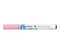 Schneider 120129 Paint-It - Lápiz acrílico (con punta redonda de 2 mm, pinturas acrílicas de alta cobertura para madera, lienzo, piedra, etc.), 1 unidad, rosa pastel