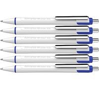 Schneider 133286 Slider Xite - Bolígrafo (tinta azul, grosor de trazo XB, mina indeleble, 6 unidades), color azul