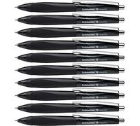 Schneider 135301 Haptify - Bolígrafo ergonómico (10 unidades), color negro