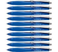 Schneider 135303 Haptify - Bolígrafo ergonómico (lote de 10 unidades), color azul