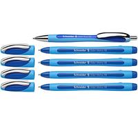 Schneider Pen Bolígrafo 150275 Slider Memo XB y Slider Rave XB, tinta azul, con estuche 4+1 unidad