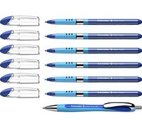 Schneider Pen Set de bolígrafos 151277 XB – 6 Slider y 1 Rave, azul