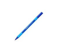 Schneider 152203 - Bolígrafo de punta redonda (10 unidades, incluye capuchón, tinta azul), color azul