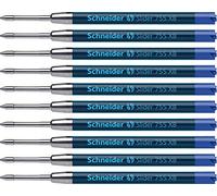 Schneider Pen Recambio para bolígrafo Slider 755 XB, punta redonda, tinta azul, 10 unidades
