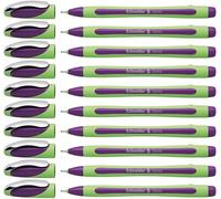 Schneider 190008 Xpress - Juego de 10 rotuladores de punta fina, color morado