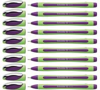 Schneider 190008 Xpress - Juego de 10 rotuladores de punta fina, color morado