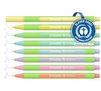 Schneider 191088 Line-Up Pastell Fineliner (grosor de trazo 0,4 mm, de plástico de base biológica, galardonado con el ángel azul), 8 unidades, surtidos