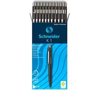 Schneider 3151 K1 - Bolígrafo de punta redonda (20 unidades, tinta negra)
