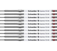 Schneider 7512 75 - Repuesto para bolígrafo (grosor de escritura M, lote de 10 unidades), color rojo